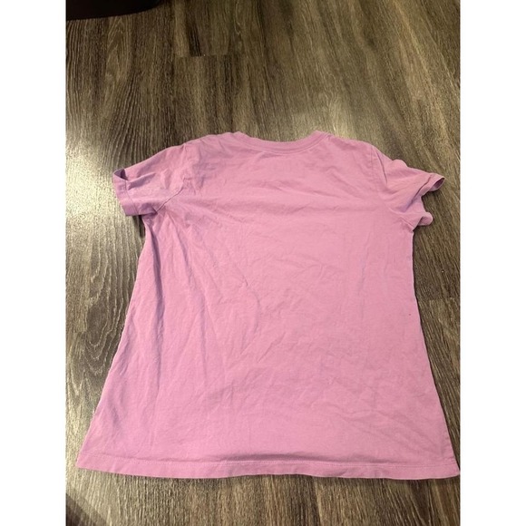 Nike women's T Shirt Lavender Logo Graphic Tee Size M - Picture 2 of 3